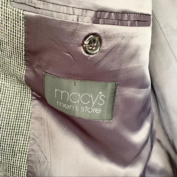 Ralph Lauren Black and White Houndstooth Blazer Suit Jacket 100% wool size 42R - Picture 2 of 7